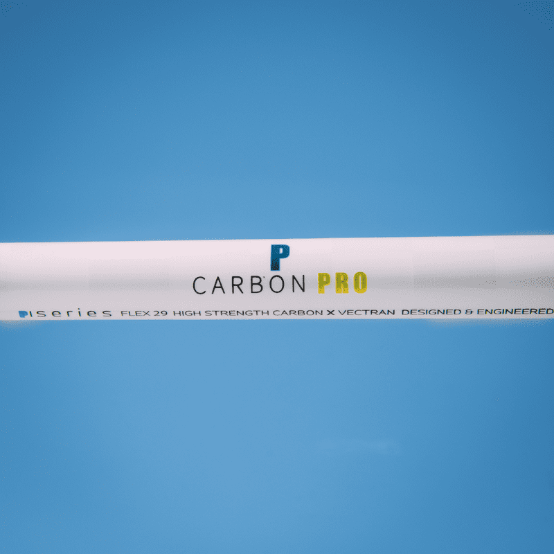 Salming P-series Carbon Pro F29 floorball stick (shaft only) white/blue