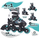 FunActiv TRILO 4in1 – otroški rolerji in drsalke
