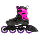 Rollerblade Fury G otroški nastavljivi rolerji (črno / roza)