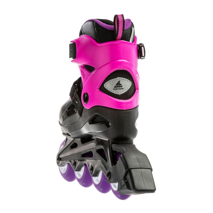Rollerblade Fury G otroški nastavljivi rolerji (črno / roza)