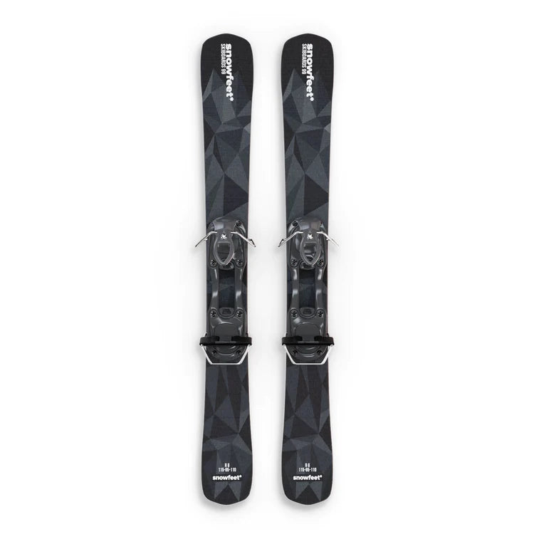 Skiboards by Snowfeet | 99 CM | Skiblades Snowblades Short Skis