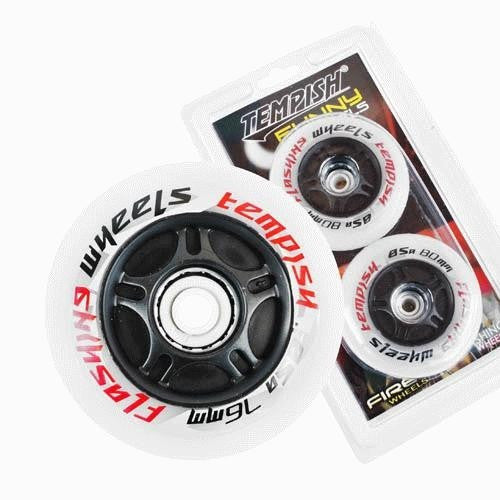 Tempish inline skating Flashing 76x24 85A wheels | Sport Station.