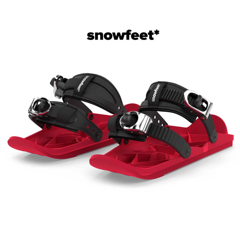 Snowfeet II Mini Ski Skates Red | Sport Station.