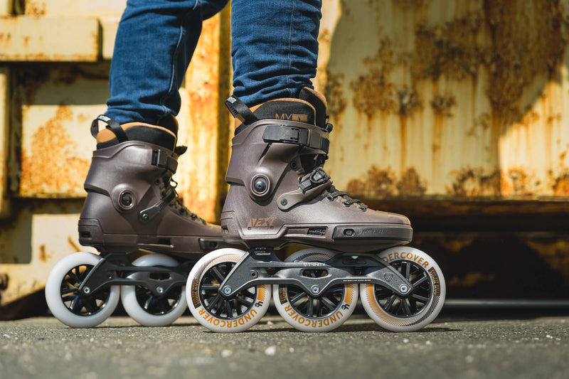 Powerslide inline urban skates Next Brown 125 | Sport Station.