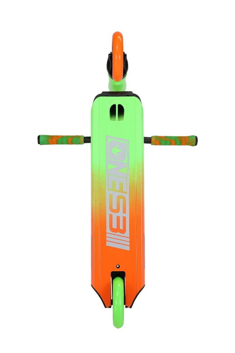 One S3 freestyle scooter complete green-orange | Sport Station.