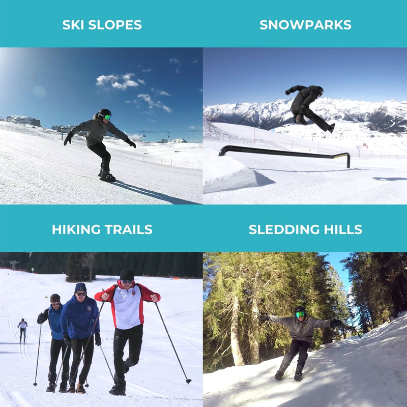 Snowfeet II Mini Ski Skates Blue | Sport Station.